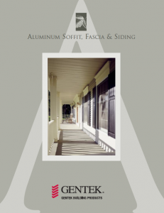 Aluminum Soffit, Fascia and Siding Brochure