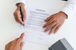 sign contract